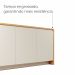Buffet Aparador Sírio 3 Portas Babus - Cedro / Off White