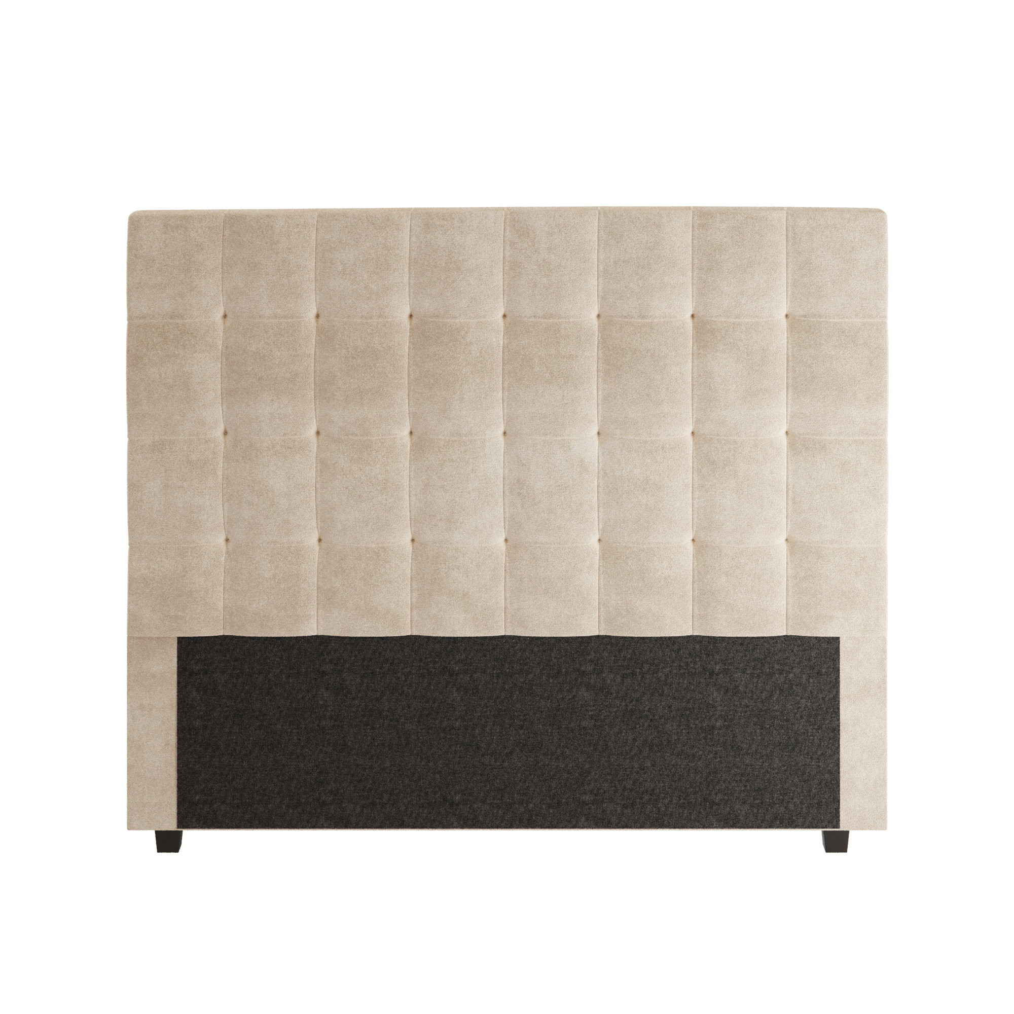 Cabeceira Para Cama Box Nala Babus Queen Estofadas em linho
