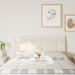 Cabeceira Para Cama Box Sevila Babus Queen Estofadas em linho