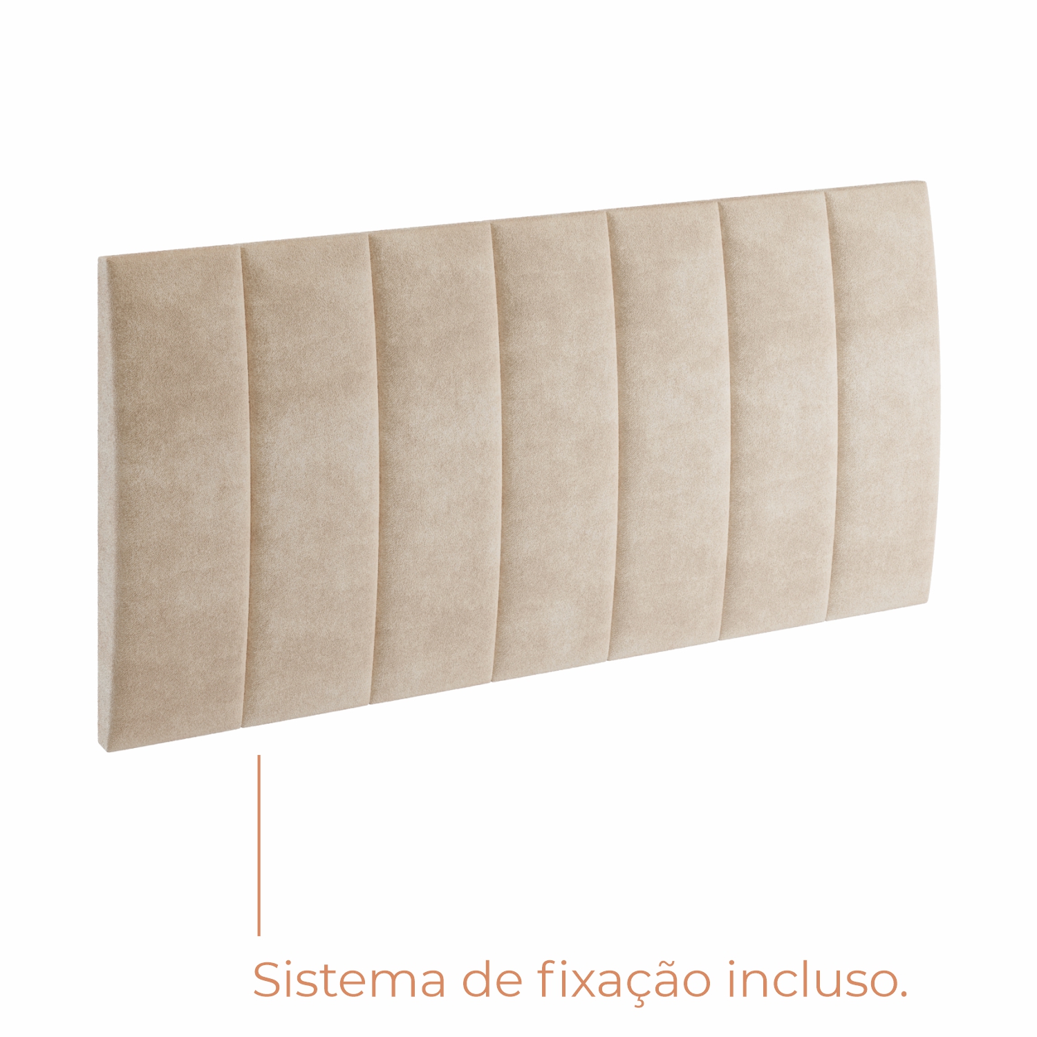 Cabeceira Para Cama Box Sevila Babus Queen Estofadas em linho
