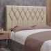 Cabeceira de Cama Queen Estofada Delphi Em Voluplus - Bege