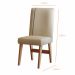 Conjunto Sala de Jantar 6 Lugares Mesa Lune e Cadeira Ane Babus