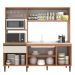 Cozinha Compacta J Carvalho Vitoria New 6 Portas 1 Gaveta Freijó/off White Marrom