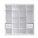 Guarda Roupa Casal Genova 4 Pt. 4 Gav. 1,80m Branco