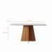 Mesa de Jantar 4 Lugares Mesa Lune 1,36m