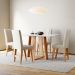 Mesa de Jantar Bahê 4 Lugares Quadrada