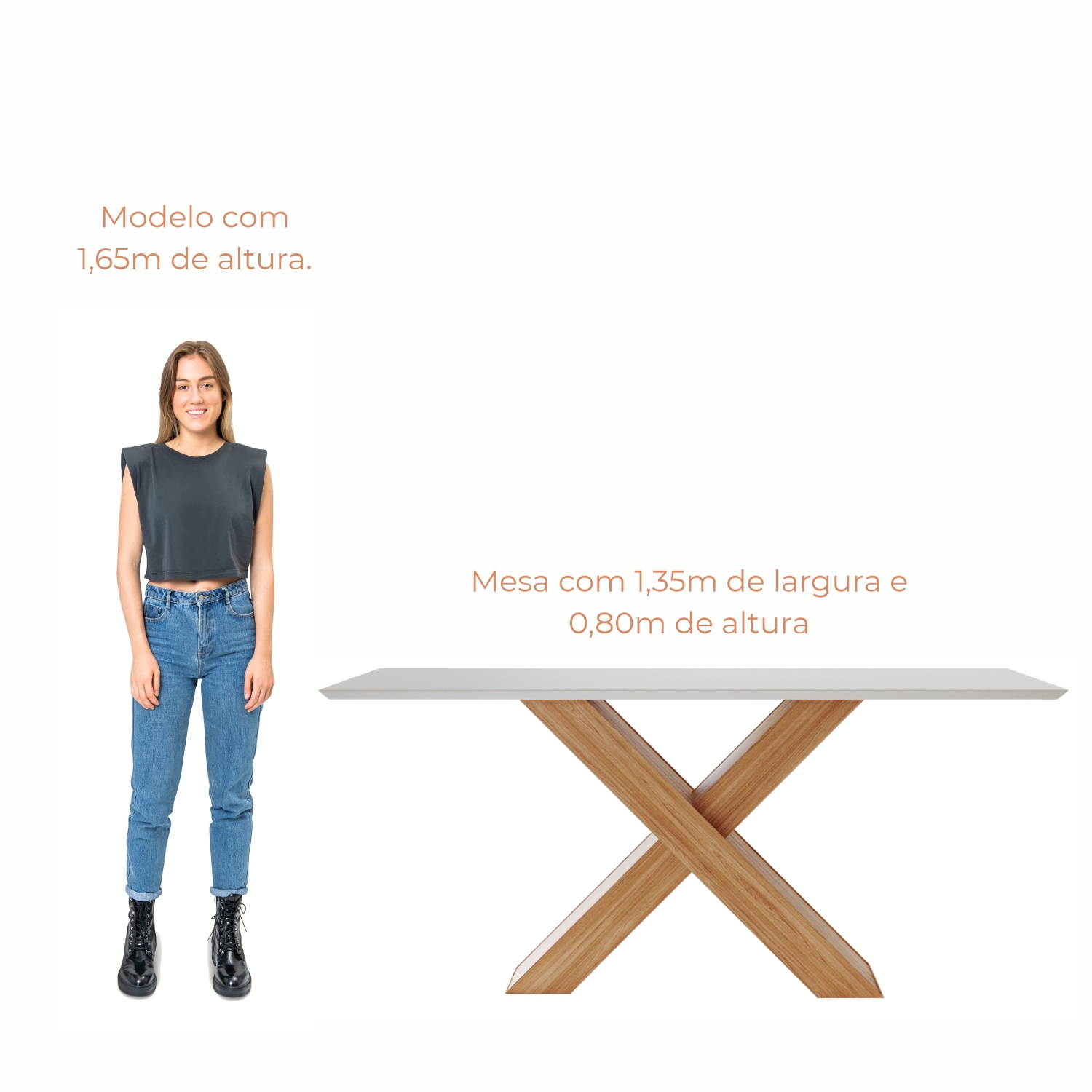 Mesa de Jantar Nea 6 Lugares 160 Babus