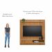 Painel Home de TV até 65 Polegadas Praga - nature / off white