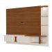 Painel Toronto Para TVs até 72 Pol. Cor Cedro / Off White