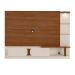 Painel Toronto Para TVs até 72 Pol. Cor Cedro / Off White
