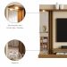 Painel Tv 55 Babus Petra Moderno 5 Prateleiras Off White