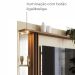 Painel Tv 55 Babus Petra Moderno 5 Prateleiras Off White