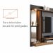 Painel Tv 55 Babus Petra Moderno 5 Prateleiras Preto 