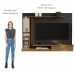 Painel Tv 55 Babus Petra Moderno 5 Prateleiras Preto 