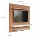 Painel de TV Até 65 Pol. Lírio Babus - Ripado / Off White
