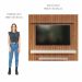 Painel de TV Até 65 Pol. Lírio Babus - Ripado / Off White
