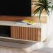 Painel de TV Até 65 Pol. Luna Babus - Cinamomo / Off White