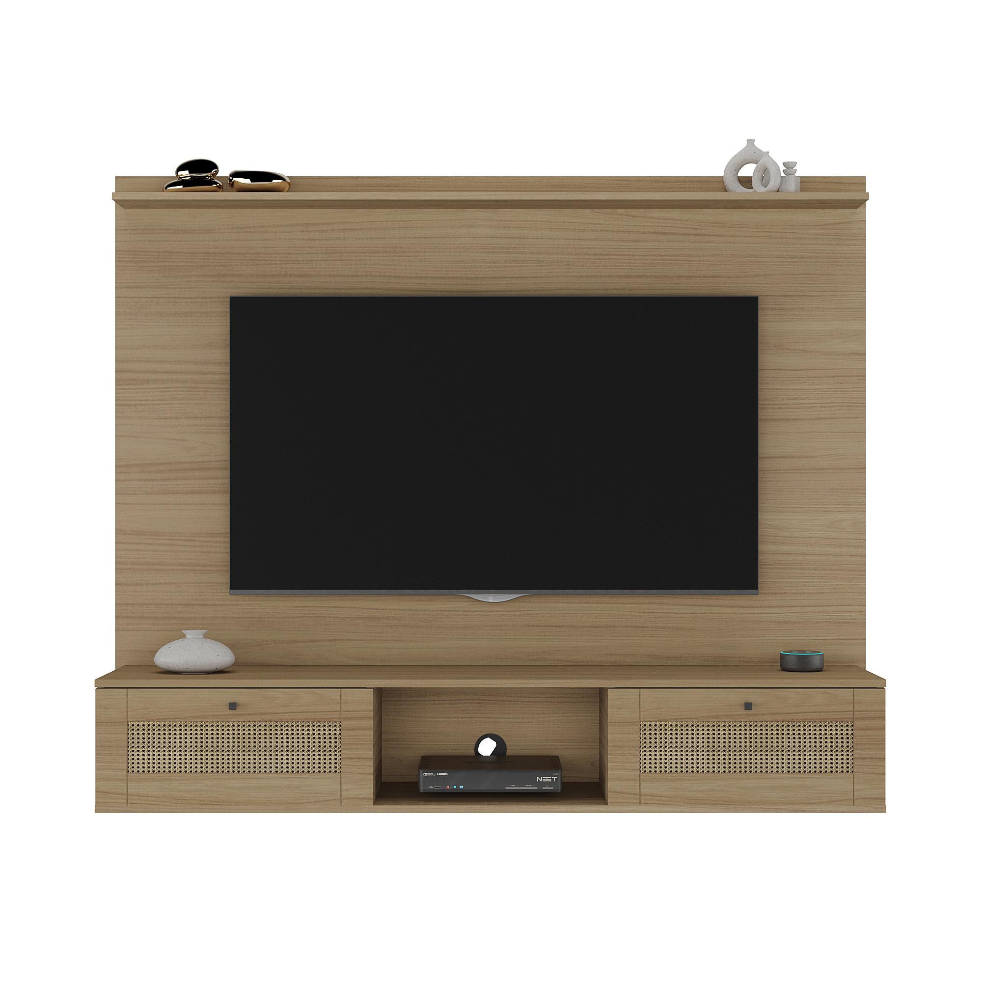 Painel para Tv até 72" Trama Carvalho Artely Carvalho