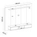 Painel para Tv até 75 Polegadas Nevada 2 Portas Carvalho/off White - Pnr Móveis Bege