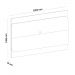 Painel para Tv até 86" Elegance Cedro/off White Artely