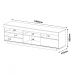 Rack Bancada com 1 Porta de Correr Treviso Flex Pinho/off White - Artely