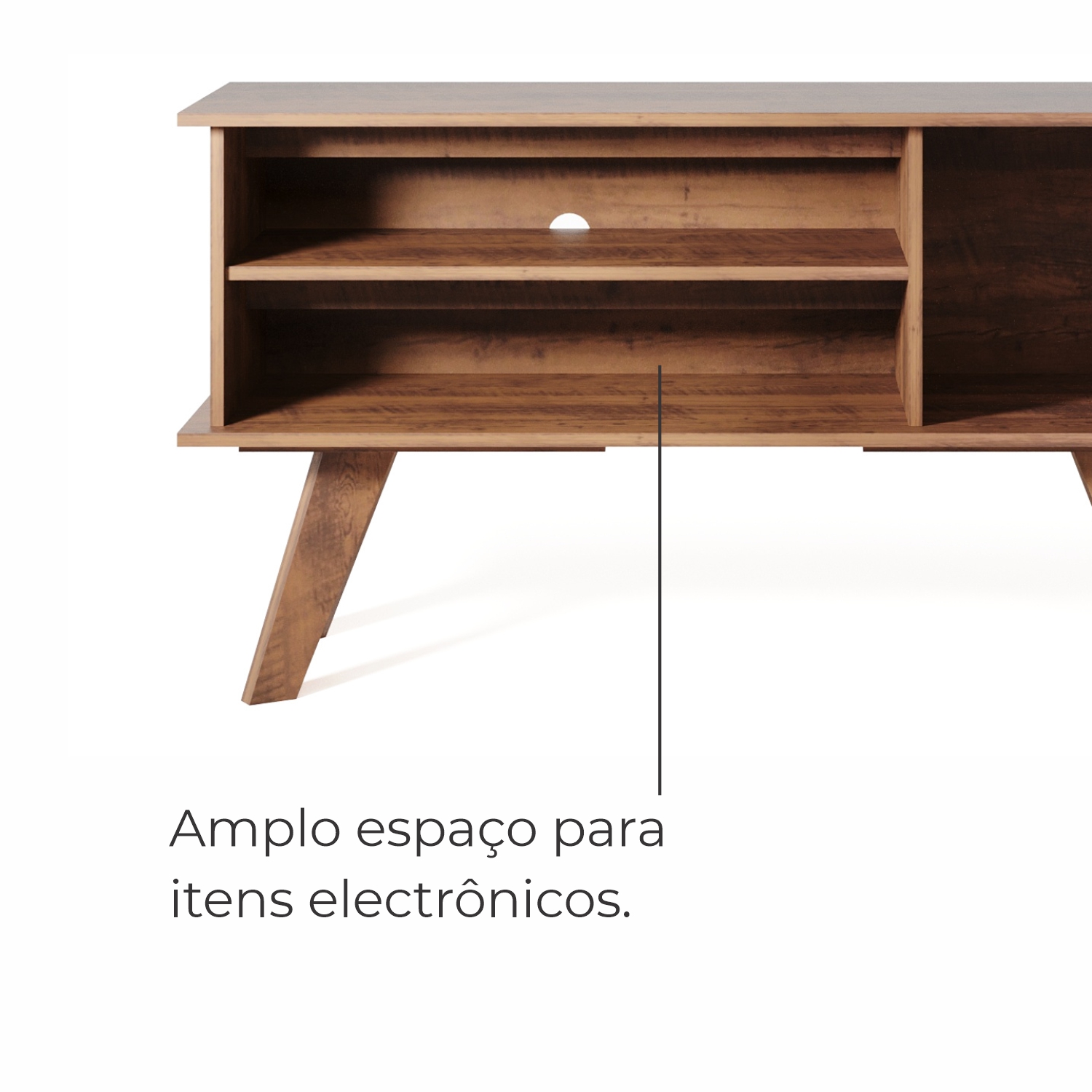 Rack Mood para TV até 50 Polegadas com 1 porta Babus