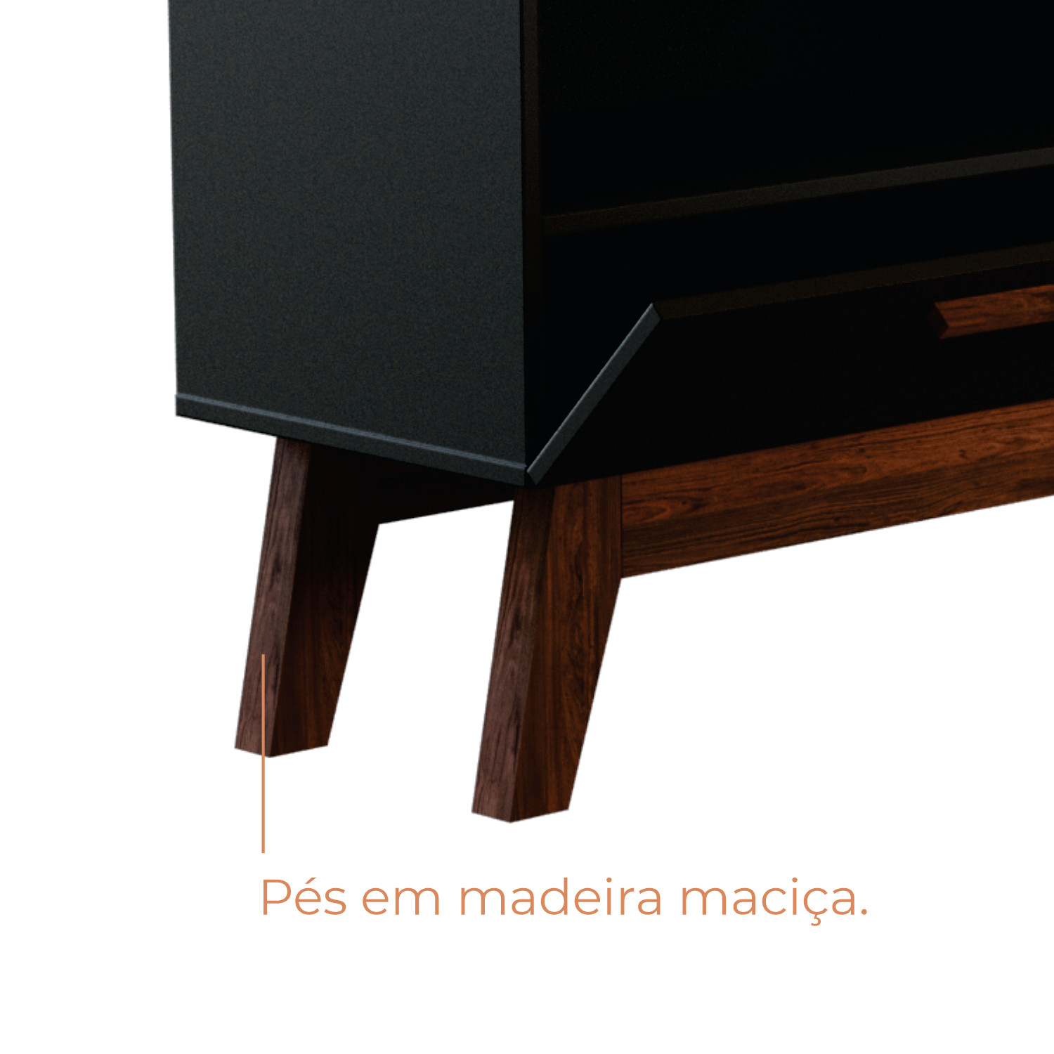 Rack Para Tv Até 55 Polegadas 1 Porta Lín Babus