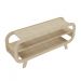 Rack Theo com Borda Arredondada para Tv de 60 Polegadas - Artely Naturale