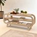 Rack Theo com Borda Arredondada para Tv de 60 Polegadas - Artely Naturale