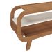 Rack Theo com Borda Arredondada para Tv de 60 Polegadas Artely Cinamomo/off White