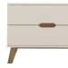Rack Verona Aparador Bancada para Tv 75 Off White / Pinho