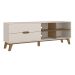 Rack Verona Aparador Bancada para Tv 75 Off White / Pinho