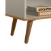 Rack de TV até 55 Polegadas Biella com 1 Porta - Nature / Off White