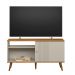 Rack de TV até 55 Polegadas Biella com 1 Porta - Nature / Off White