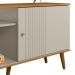 Rack de TV até 55 Polegadas Biella com 1 Porta - Nature / Off White