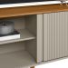 Rack de TV até 65 Polegadas Belluno com 1 Porta - Nature / Off White