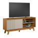 Rack de TV até 70 Polegadas Anzio com 2 Portas - Freijó / Off White