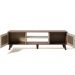 Rack para TV Até 55 Polegadas Erice com 2 Porta e Pés - Pinho / Off White