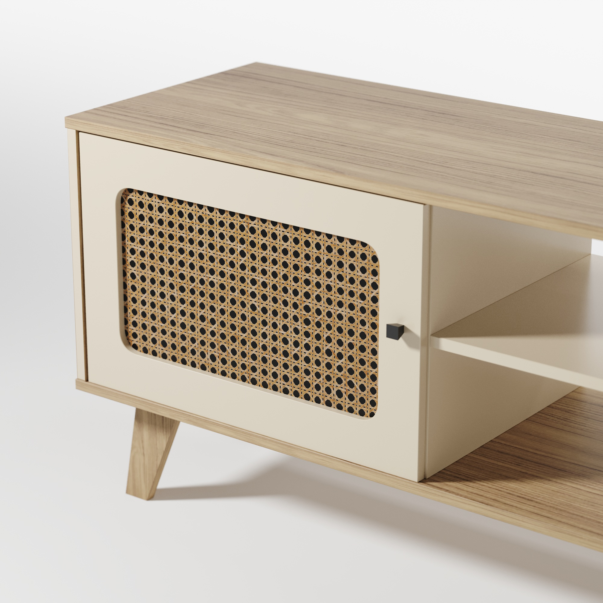Rack para TV Até 55 Polegadas Erice com 2 Porta e Pés