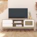 Rack para Tv até 60" Nature Artely Naturale/Branco
