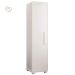 Armário Multiuso 1 Porta 4 Prateleiras 100% MDF Delta Branco