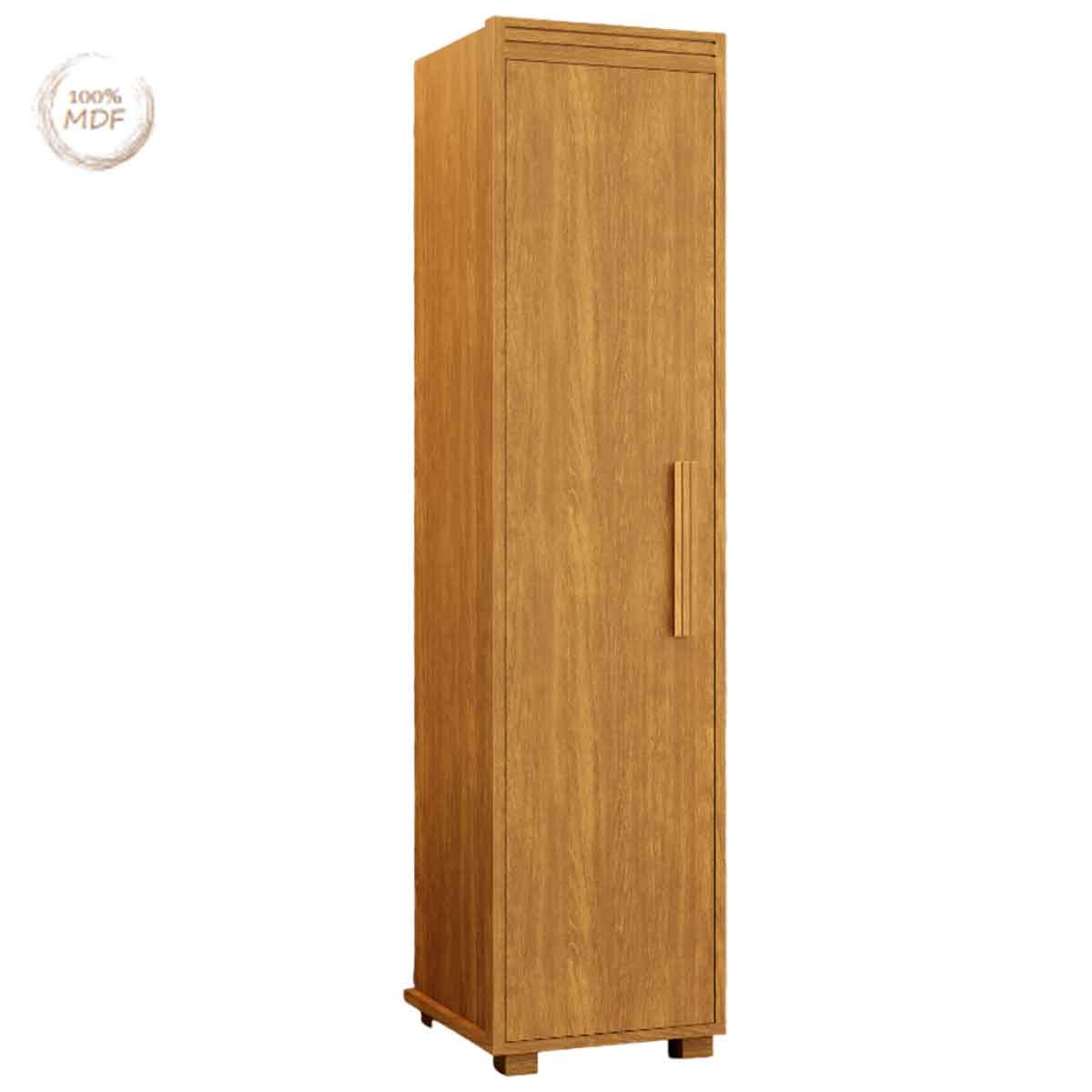 Armário Multiuso 1 Porta 4 Prateleiras 100% MDF Delta Cinamomo
