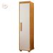 Armário Multiuso 1 Porta 4 Prateleiras 100% MDF Delta Cinamomo/Off White