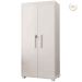 Armário Multiuso 5 Prateleiras 2 Pts c/ Chave 100% MDF Apollo Branco