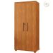 Armário Multiuso 5 Prateleiras 2 Pts c/ Chave 100% MDF Apollo Nature