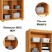 Armário Multiuso 5 Prateleiras 2 Pts c/ Chave 100% MDF Apollo Nature