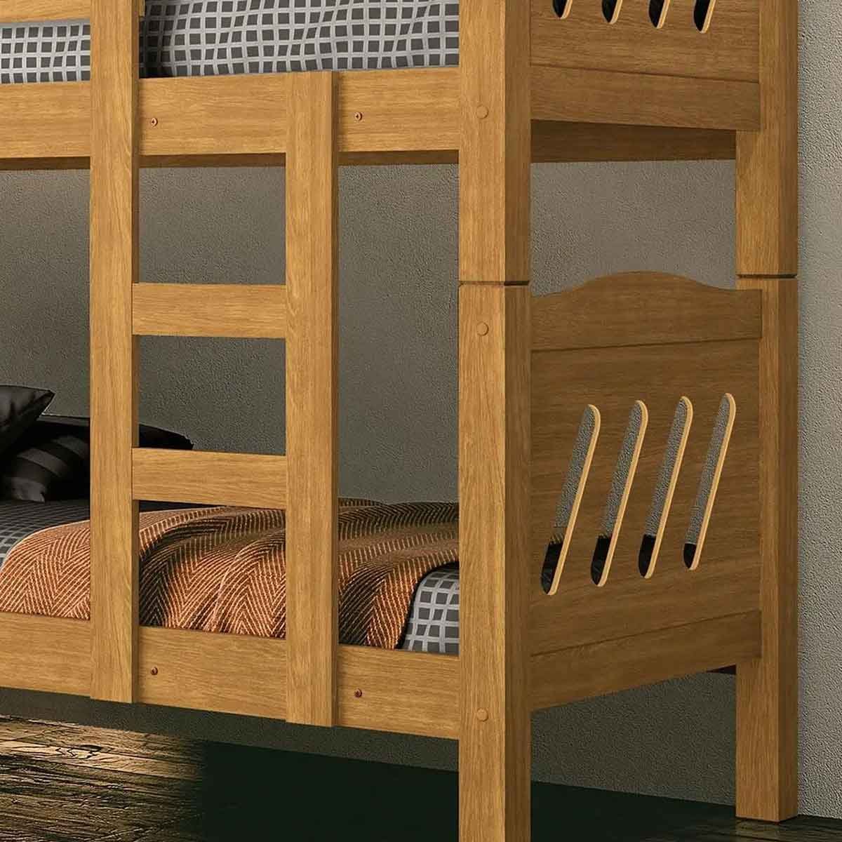 Beliche Solteiro Infantil 100% MDF Pérola Cinamomo