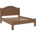 Cama de Casal Madeira 5 Travessas 5 Ripas 100% MDF Master Castanho