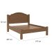 Cama de Casal Madeira 5 Travessas 5 Ripas 100% MDF Master Castanho