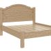 Cama de Casal Madeira 5 Travessas 5 Ripas 100% MDF Master Teca